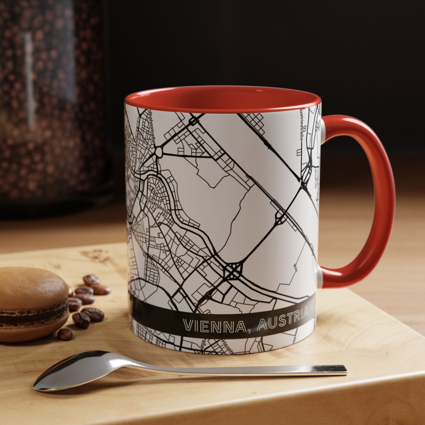 VIENNA Austria City Map - Personalized Coffee Mug