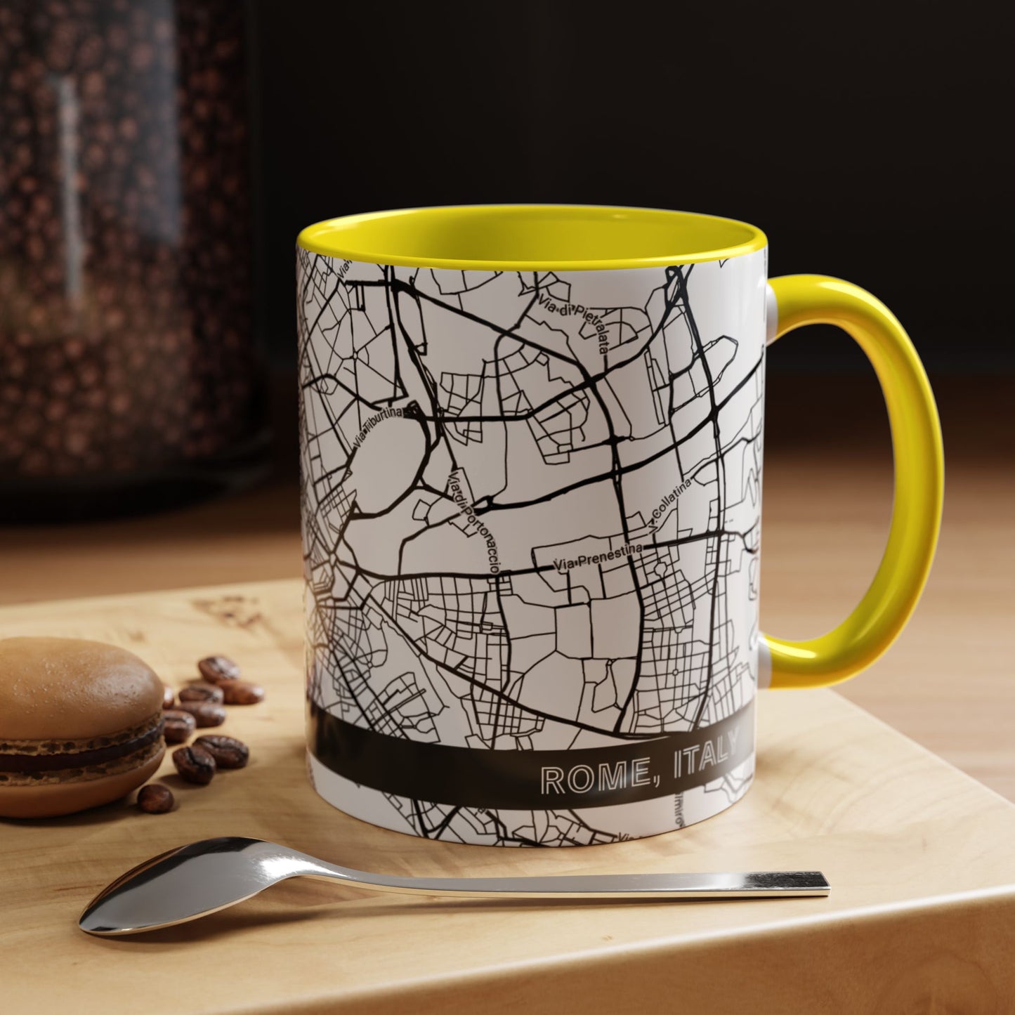 ROME Italy City Map - Personalized Coffee Mug
