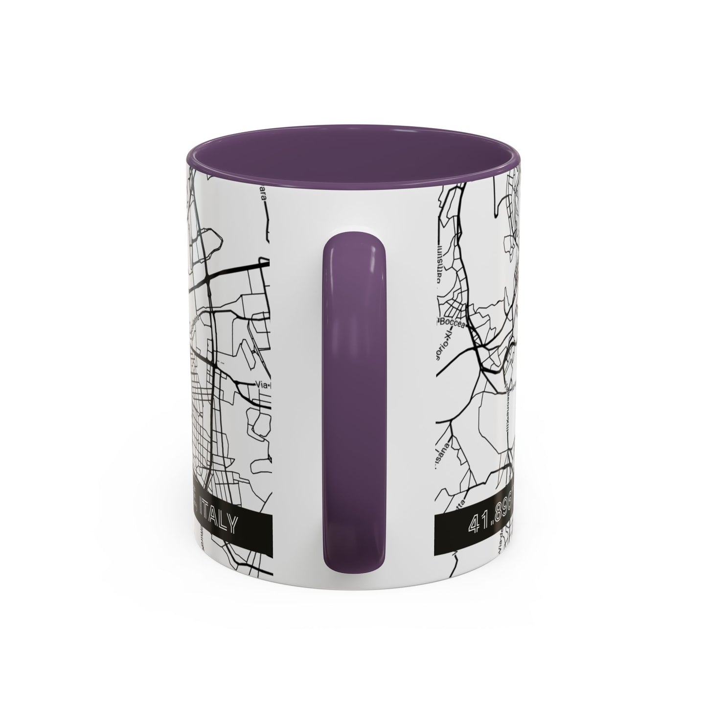 ROME Italy City Map - Personalized Coffee Mug