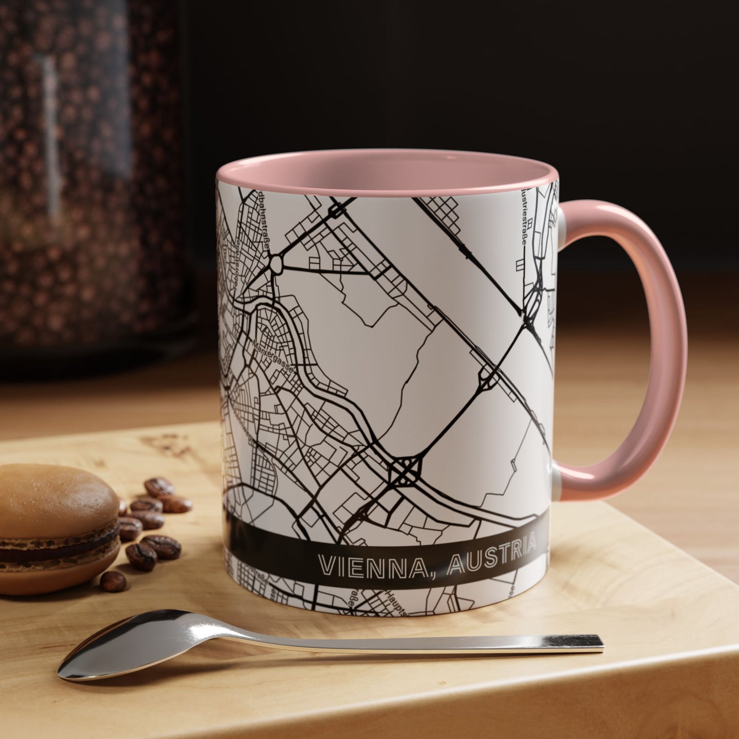 VIENNA Austria City Map - Personalized Coffee Mug