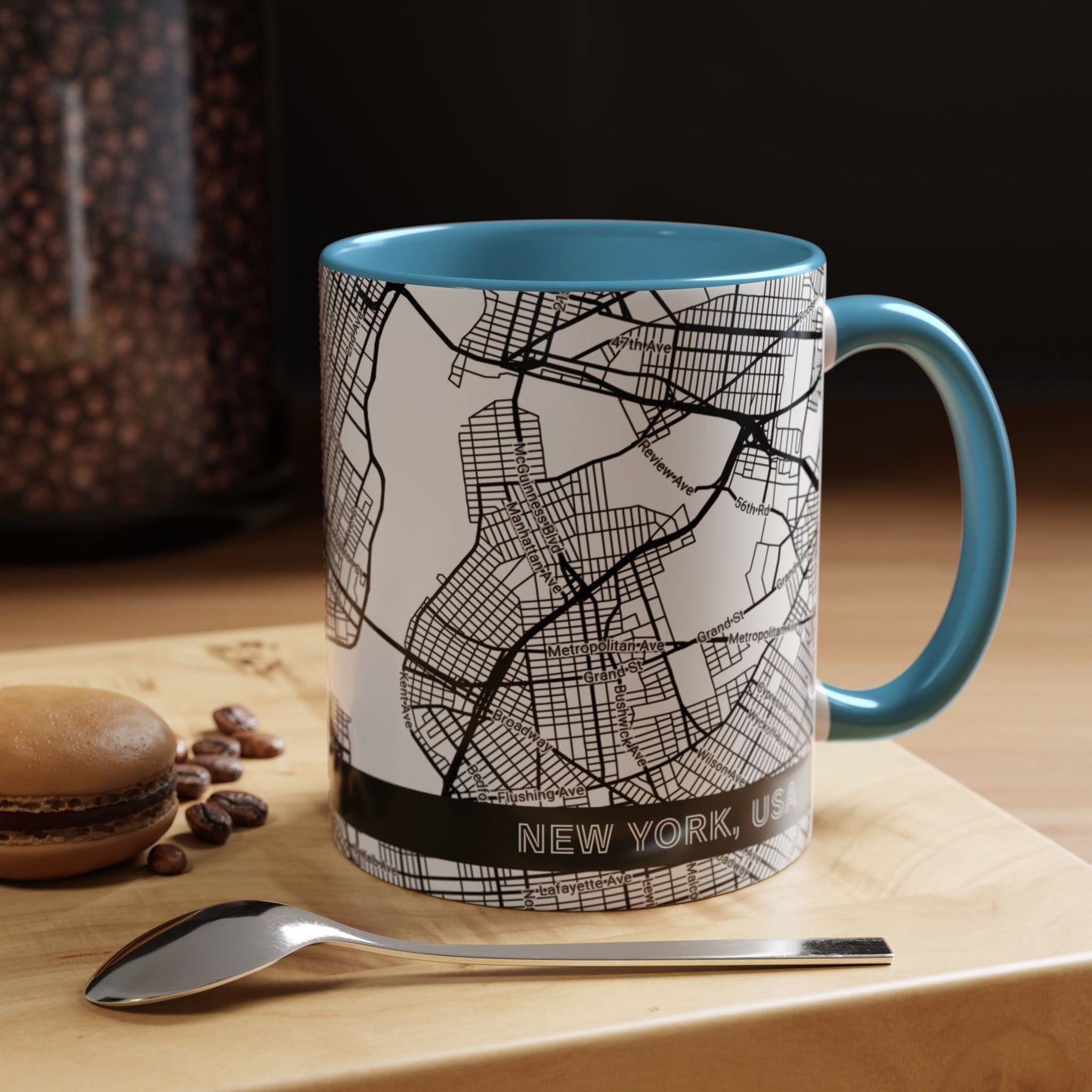 NEW YORK City Map - Personalized Coffee Mug