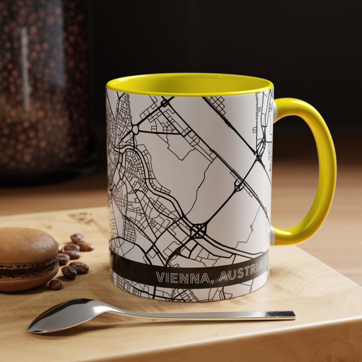 VIENNA Austria City Map - Personalized Coffee Mug