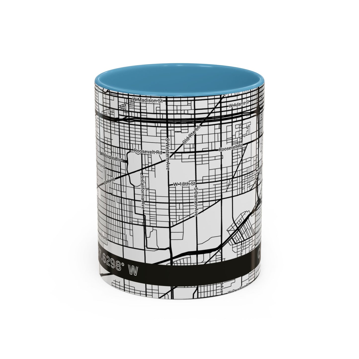 CHICAGO City Map - Personalized Coffee Mug