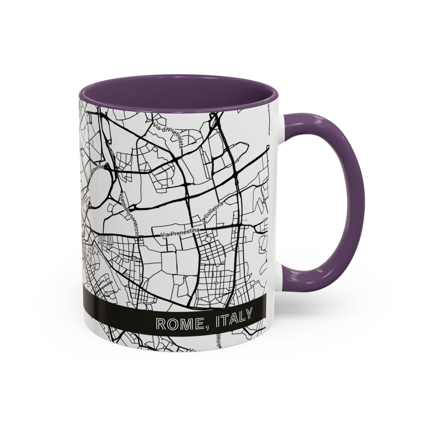 ROME Italy City Map - Personalized Coffee Mug