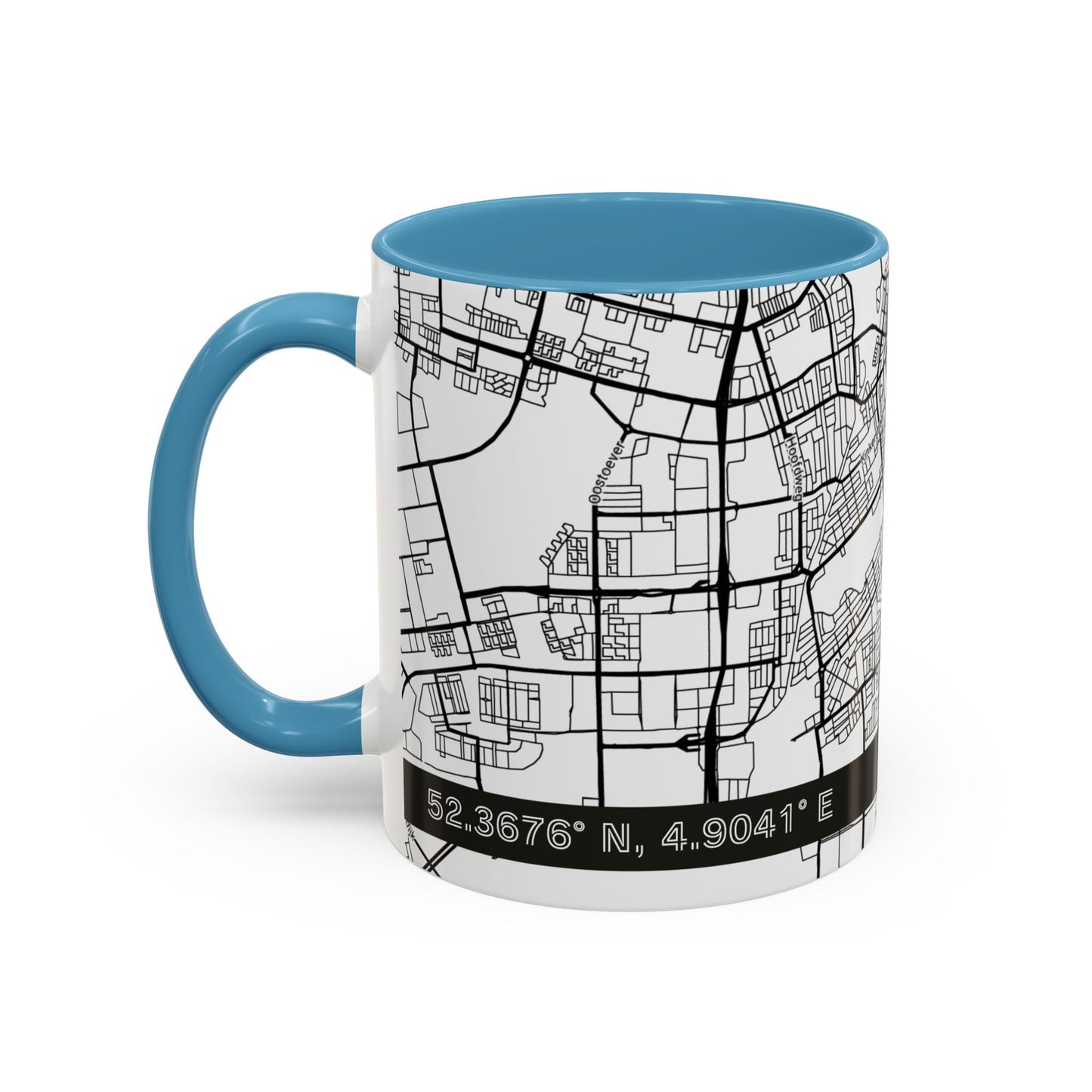 AMSTERDAM Netherlands City Map - Personalized Coffee Mug