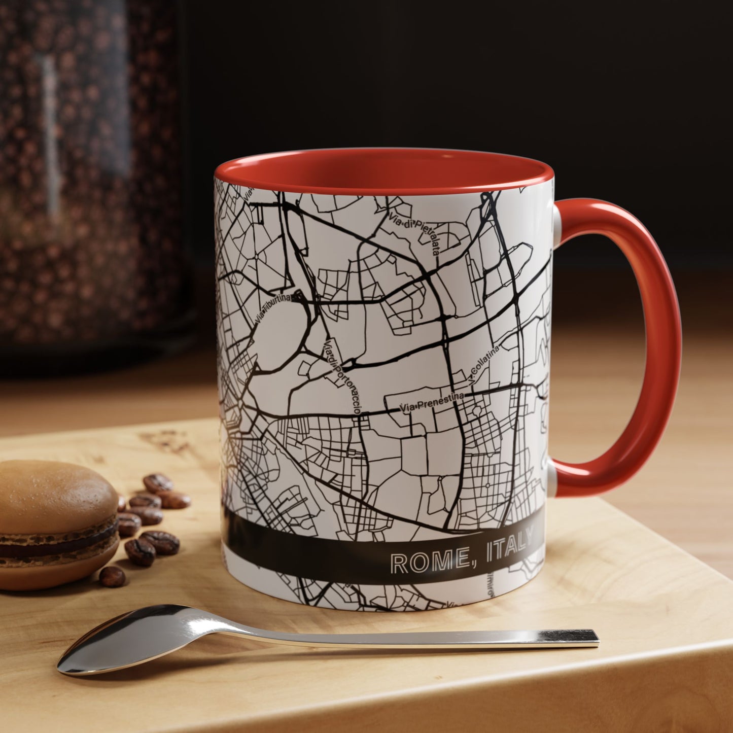 ROME Italy City Map - Personalized Coffee Mug