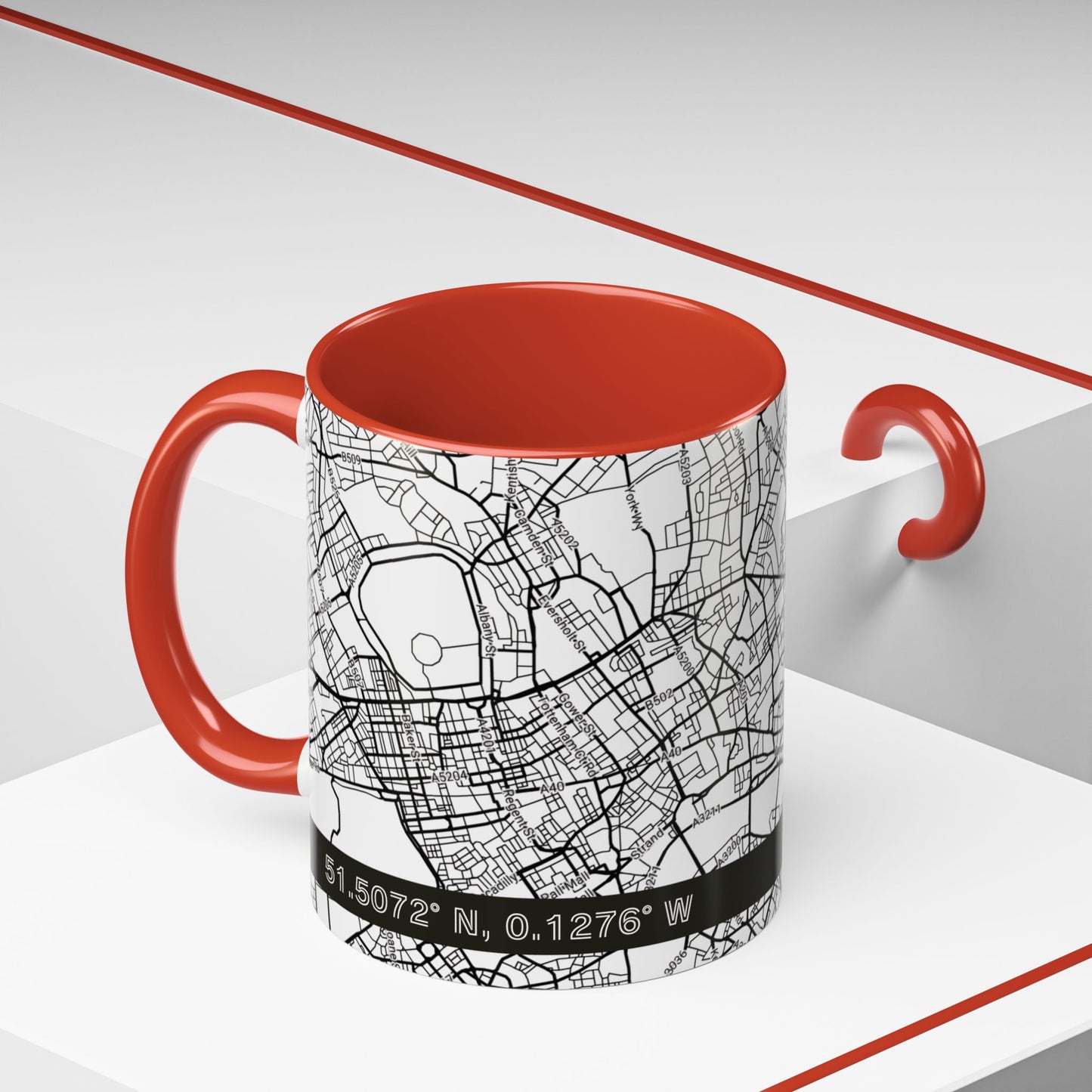 LONDON United Kingdom City Map - Personalized Coffee Mug