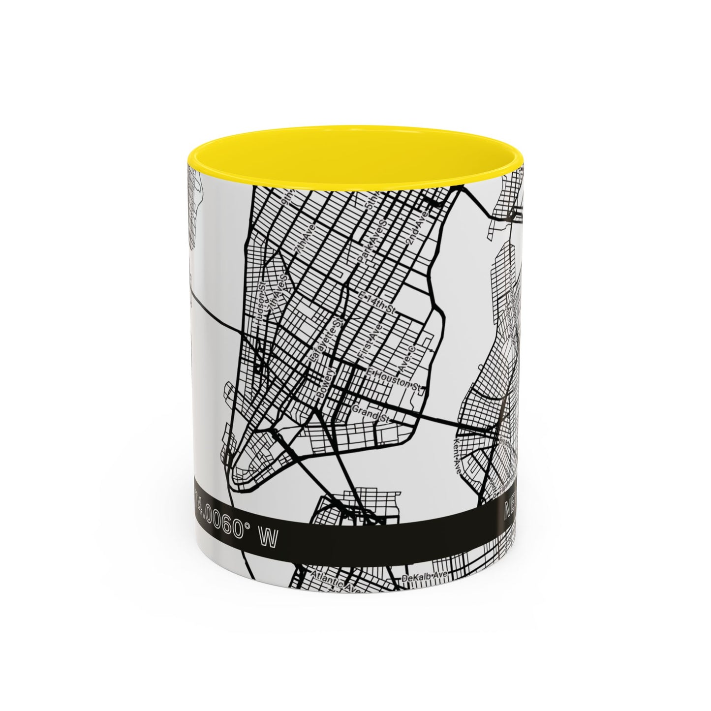 NEW YORK City Map - Personalized Coffee Mug
