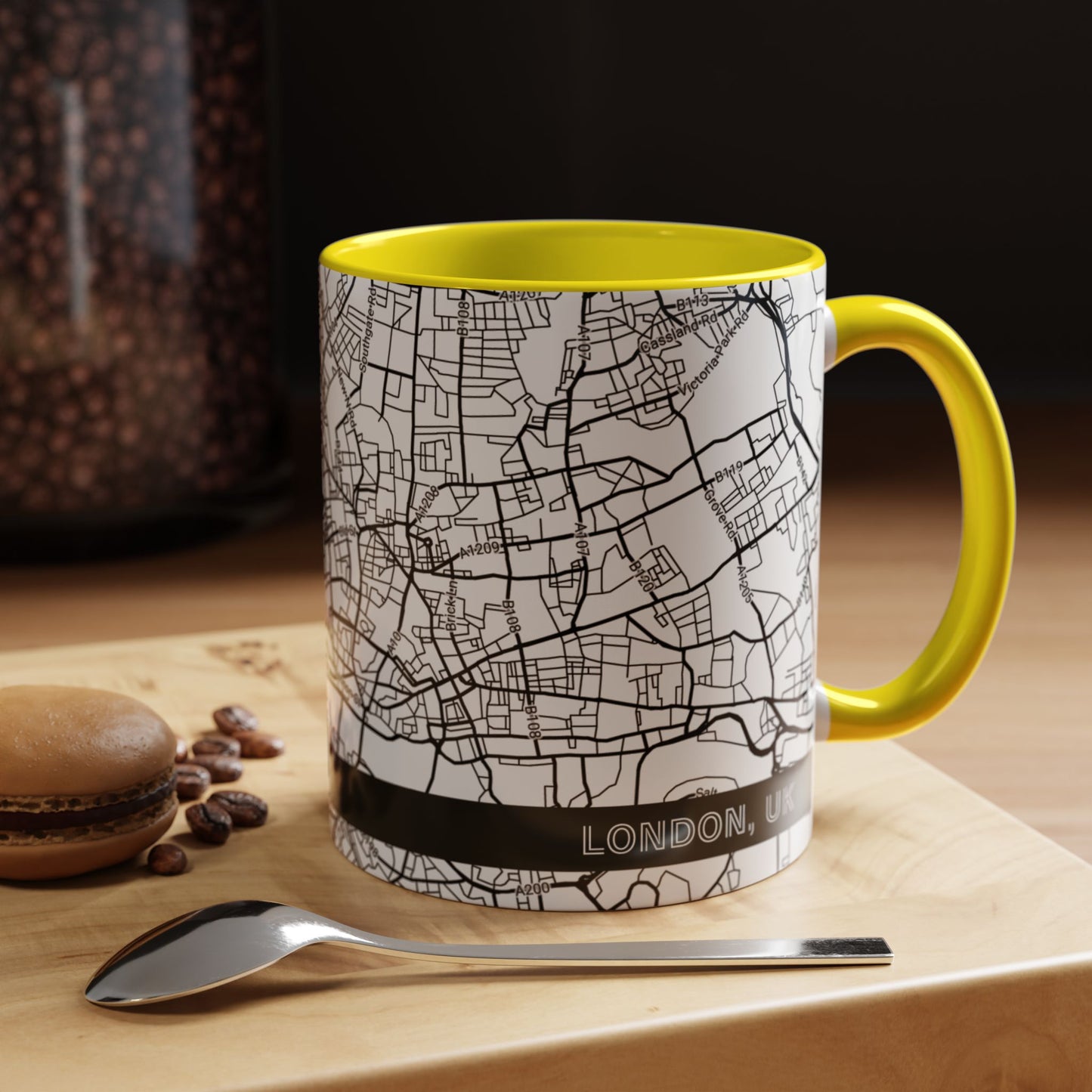 LONDON United Kingdom City Map - Personalized Coffee Mug