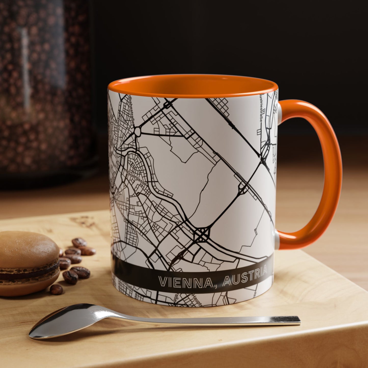VIENNA Austria City Map - Personalized Coffee Mug