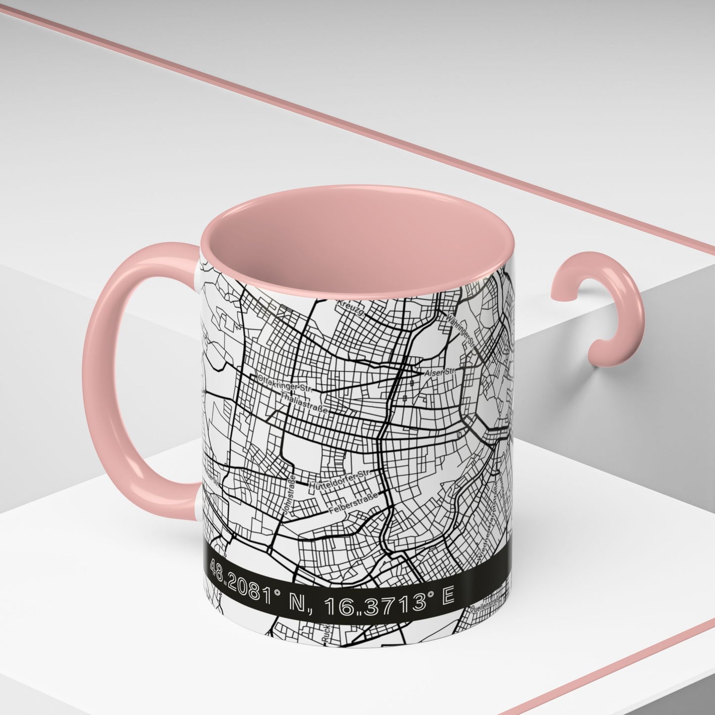 VIENNA Austria City Map - Personalized Coffee Mug