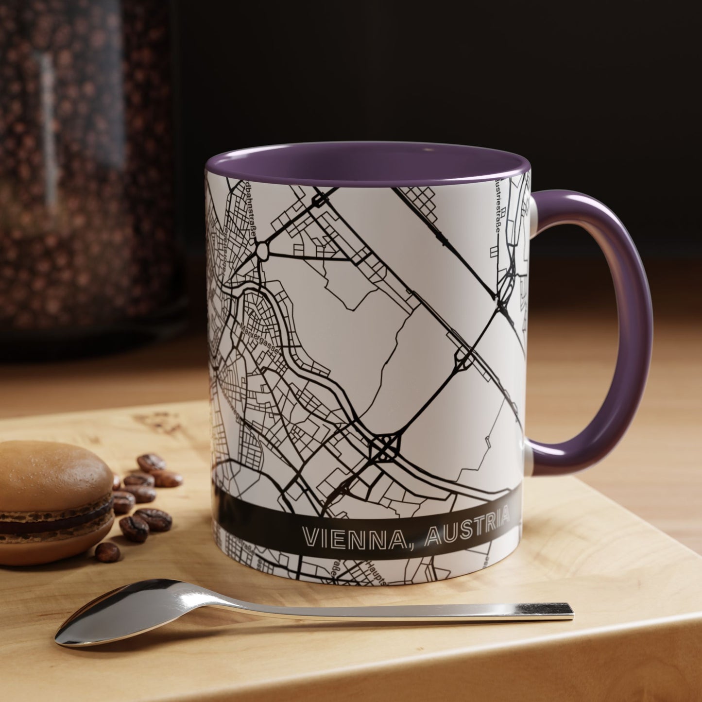 VIENNA Austria City Map - Personalized Coffee Mug