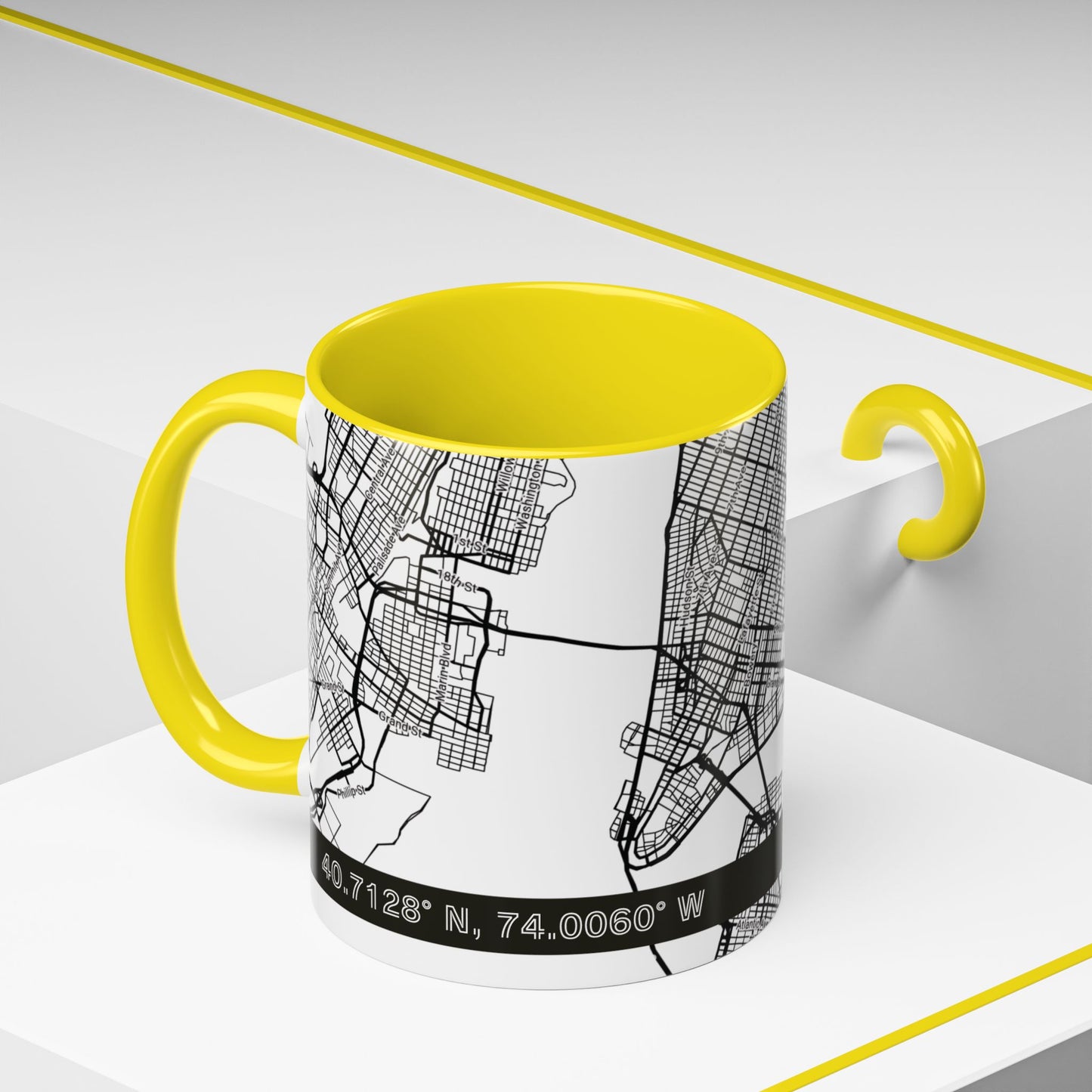 NEW YORK City Map - Personalized Coffee Mug