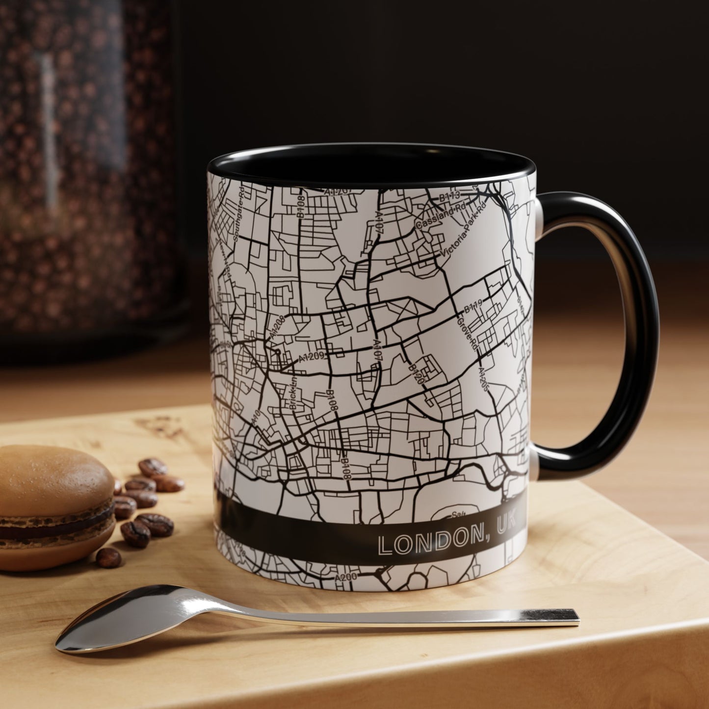 LONDON United Kingdom City Map - Personalized Coffee Mug