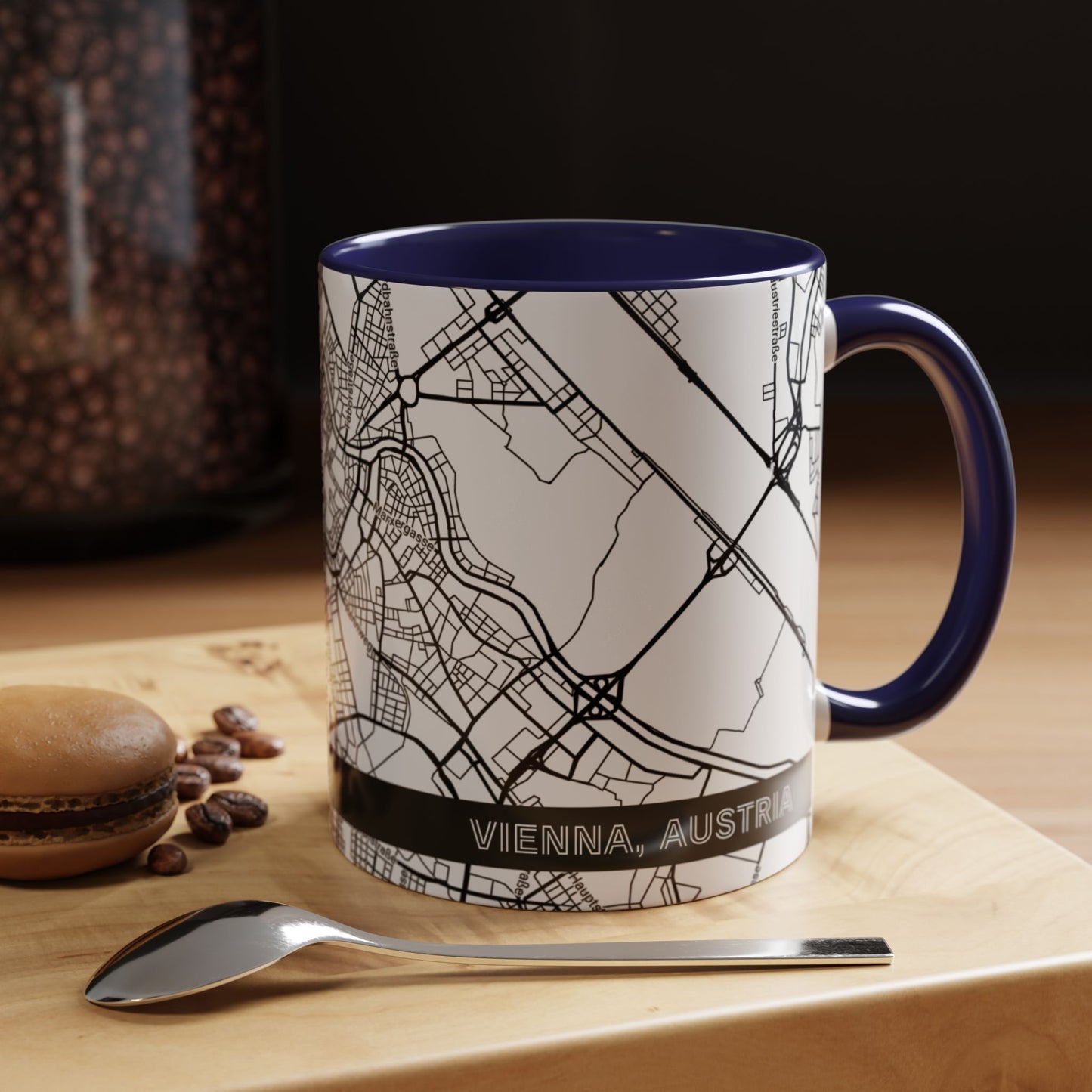 VIENNA Austria City Map - Personalized Coffee Mug