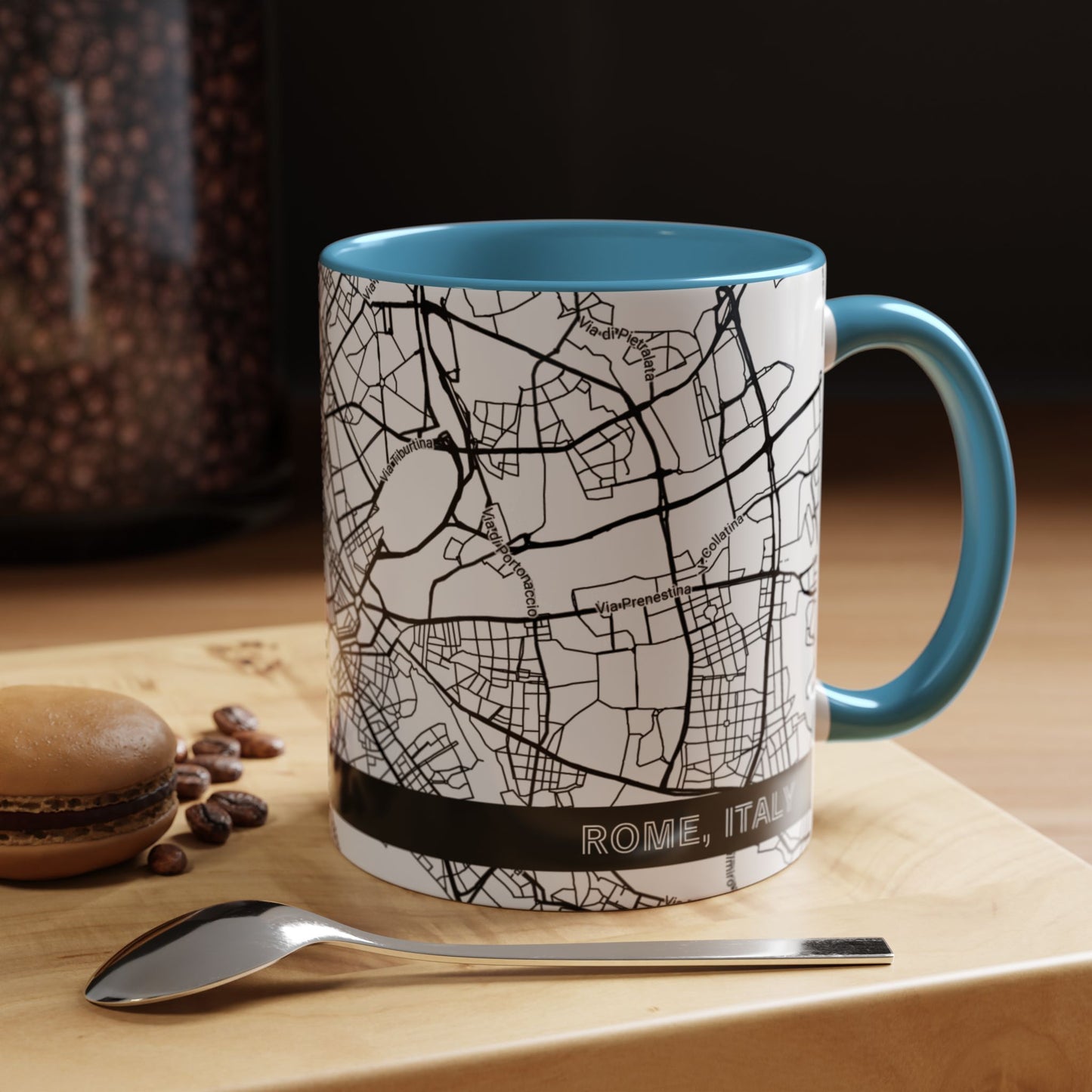 ROME Italy City Map - Personalized Coffee Mug