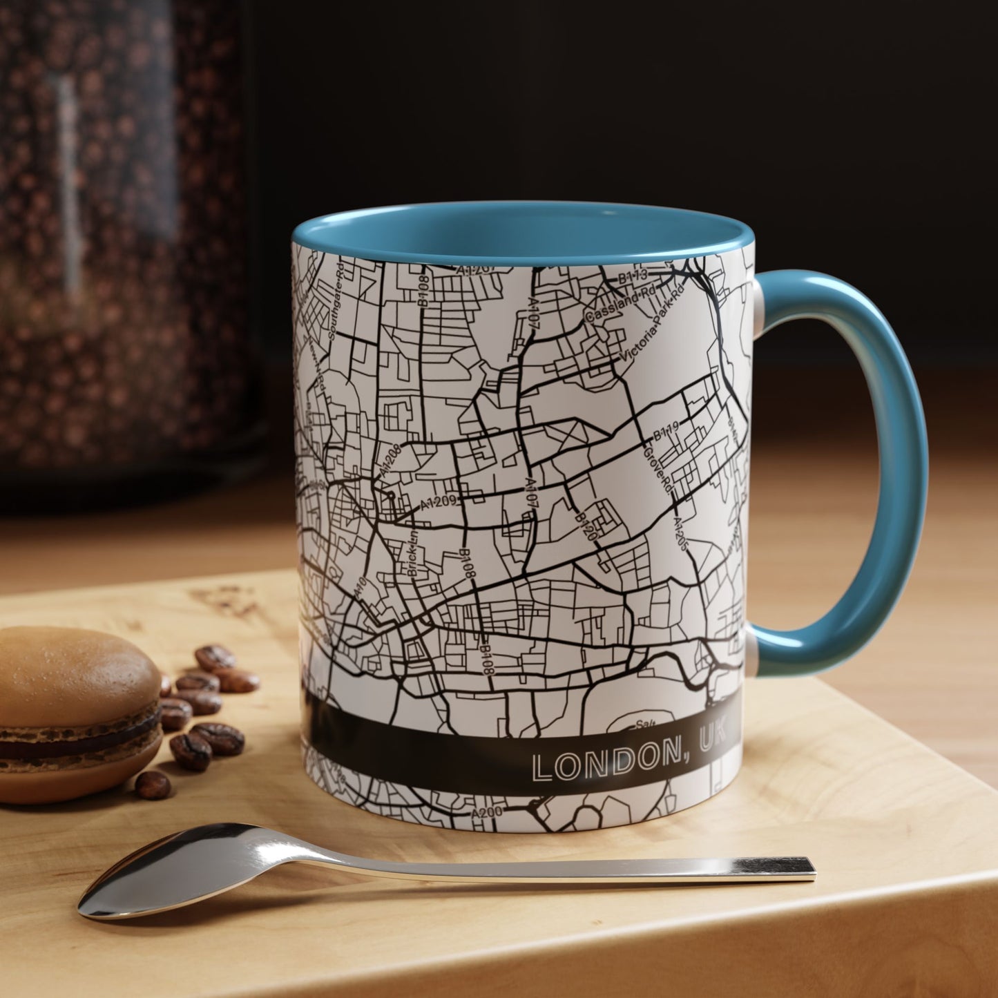LONDON United Kingdom City Map - Personalized Coffee Mug