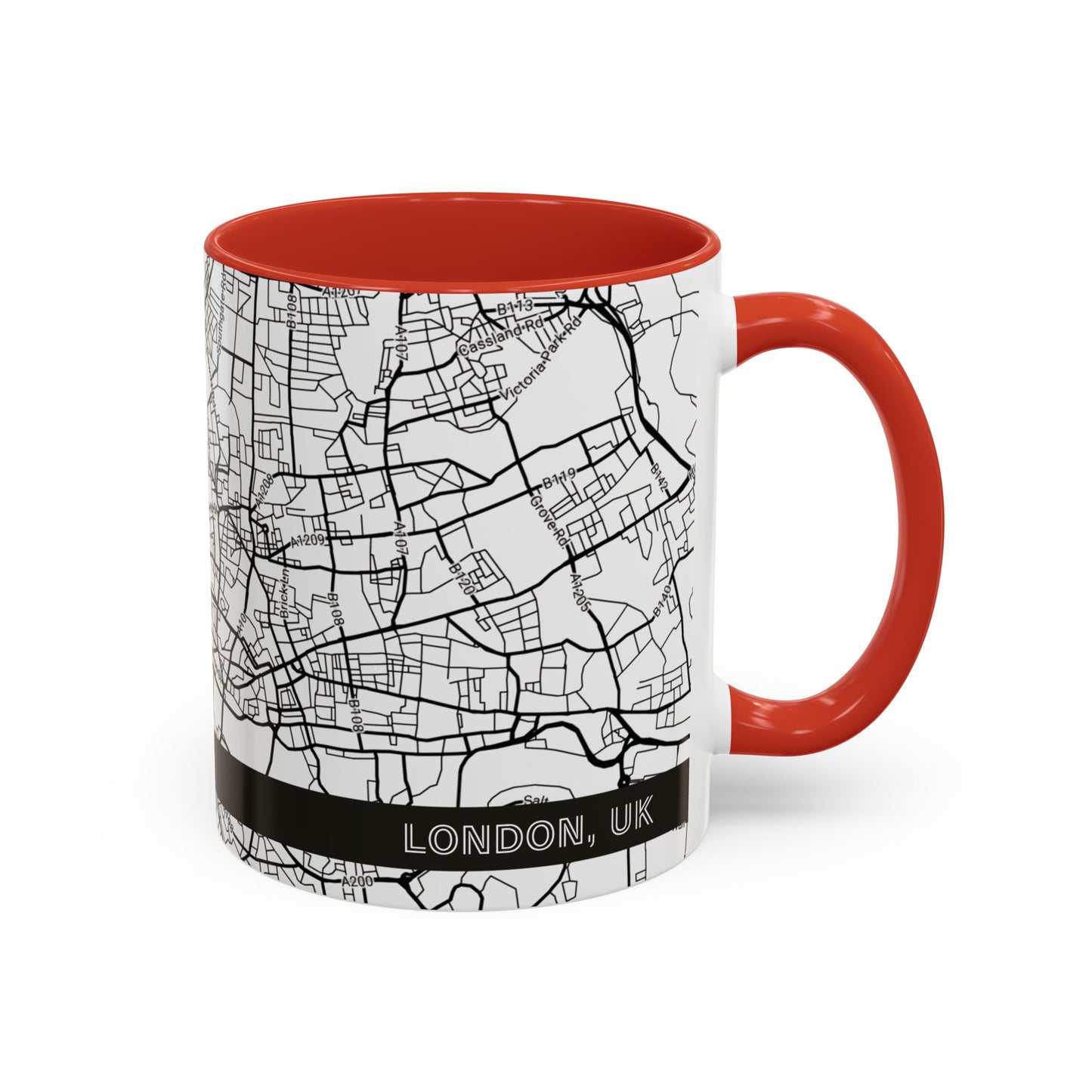 LONDON United Kingdom City Map - Personalized Coffee Mug