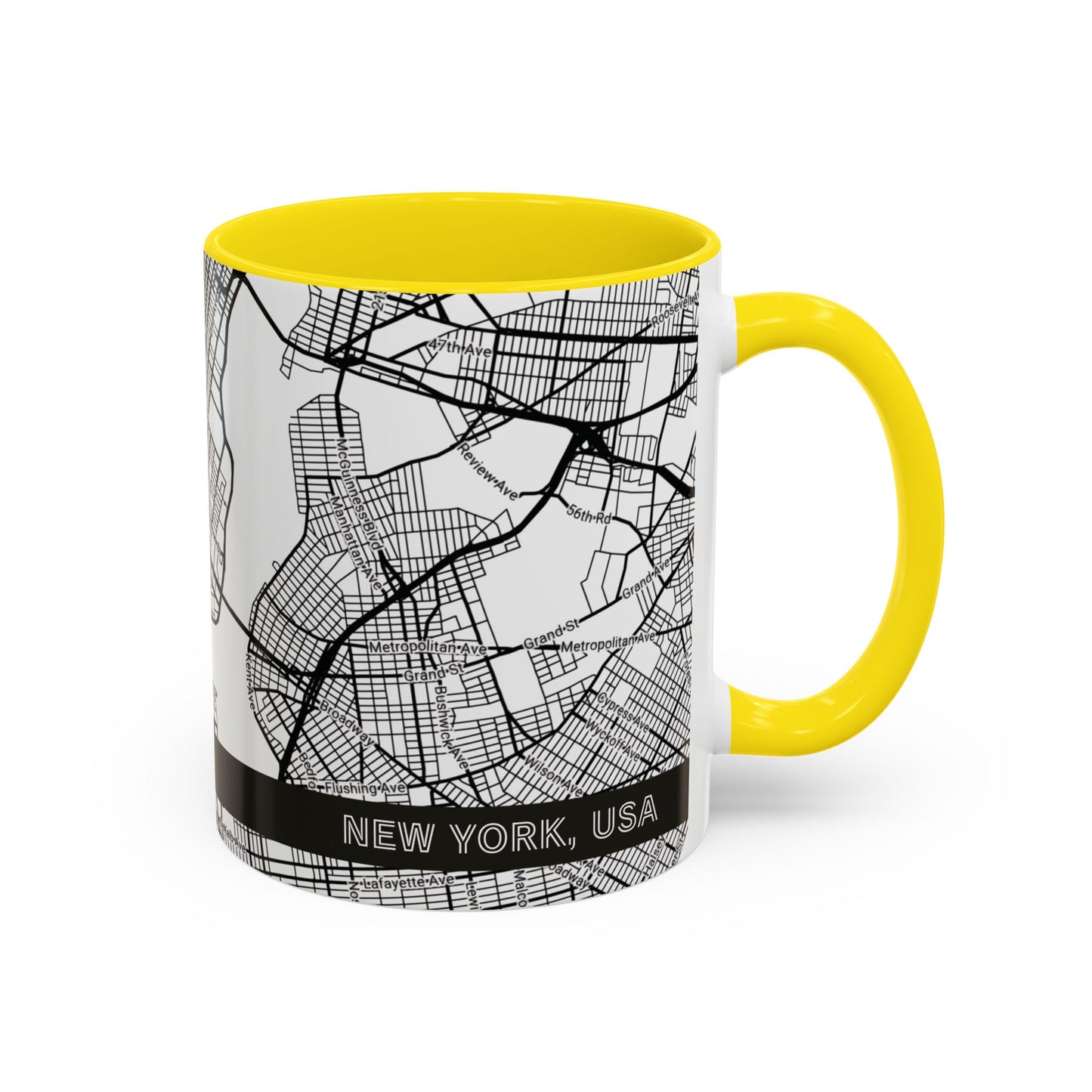 NEW YORK City Map - Personalized Coffee Mug