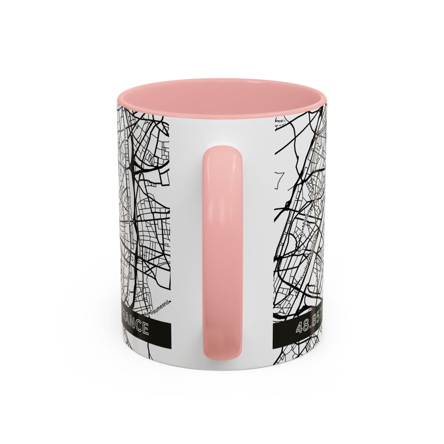 PARIS France City Map - Personalized Coffee Mug