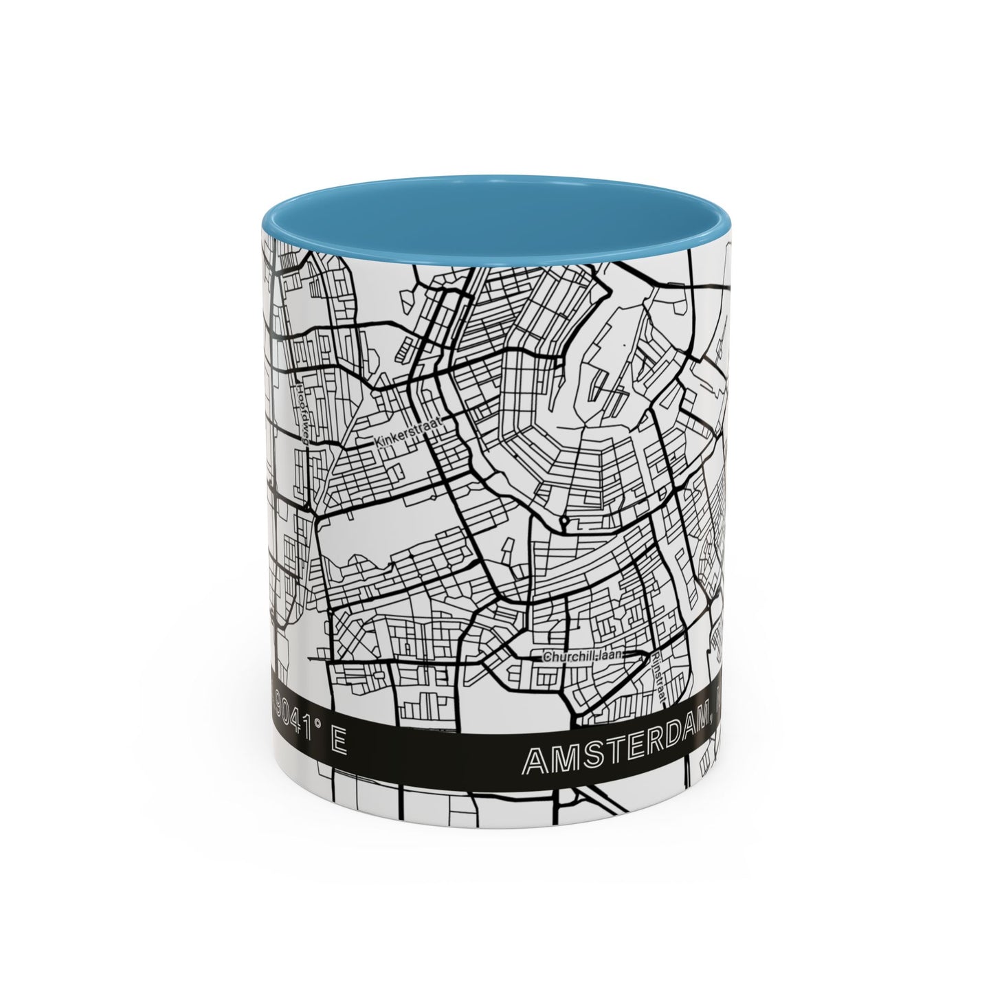 AMSTERDAM Netherlands City Map - Personalized Coffee Mug