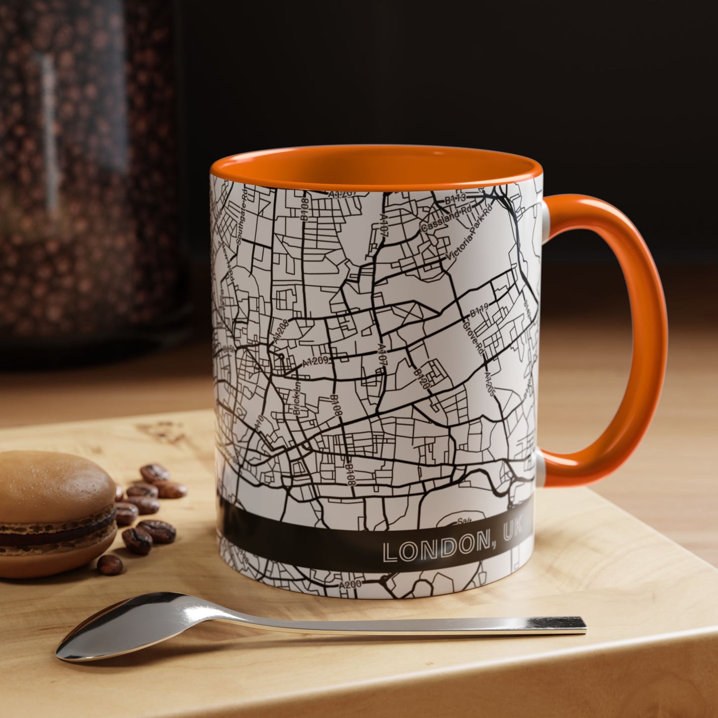 LONDON United Kingdom City Map - Personalized Coffee Mug