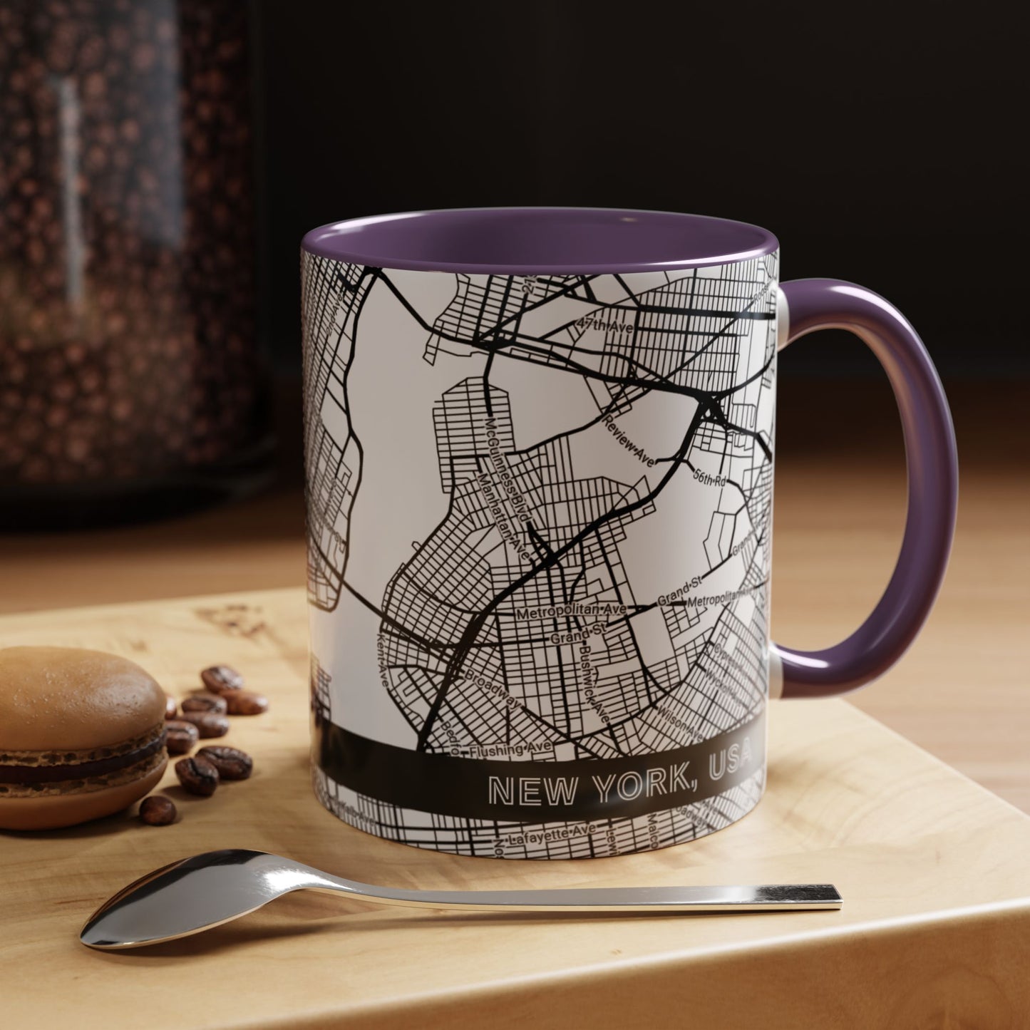 NEW YORK City Map - Personalized Coffee Mug