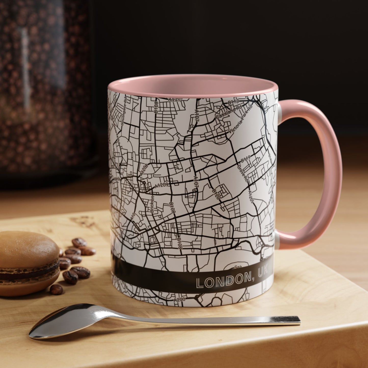 LONDON United Kingdom City Map - Personalized Coffee Mug