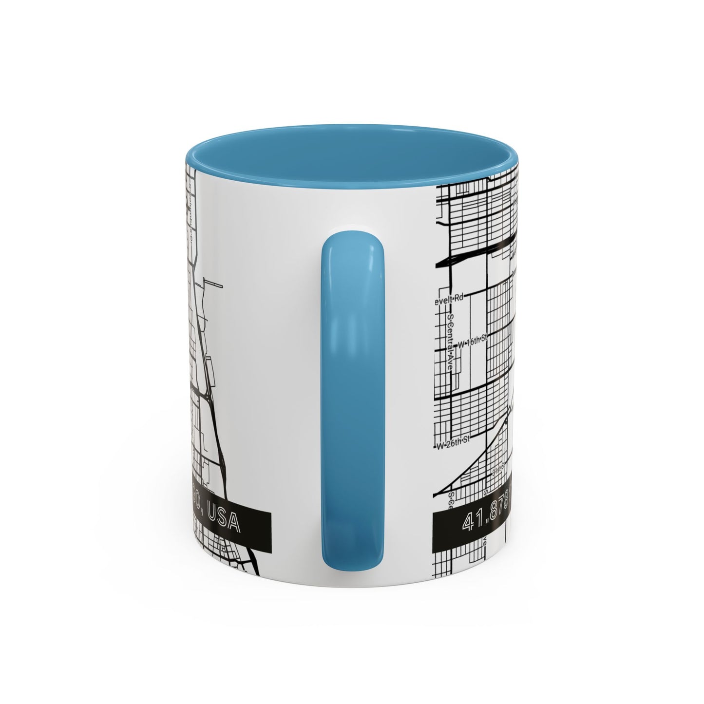 CHICAGO City Map - Personalized Coffee Mug