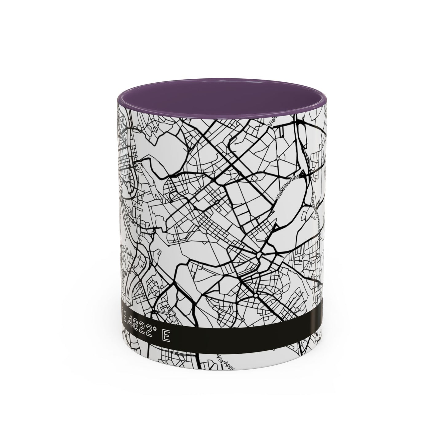 ROME Italy City Map - Personalized Coffee Mug