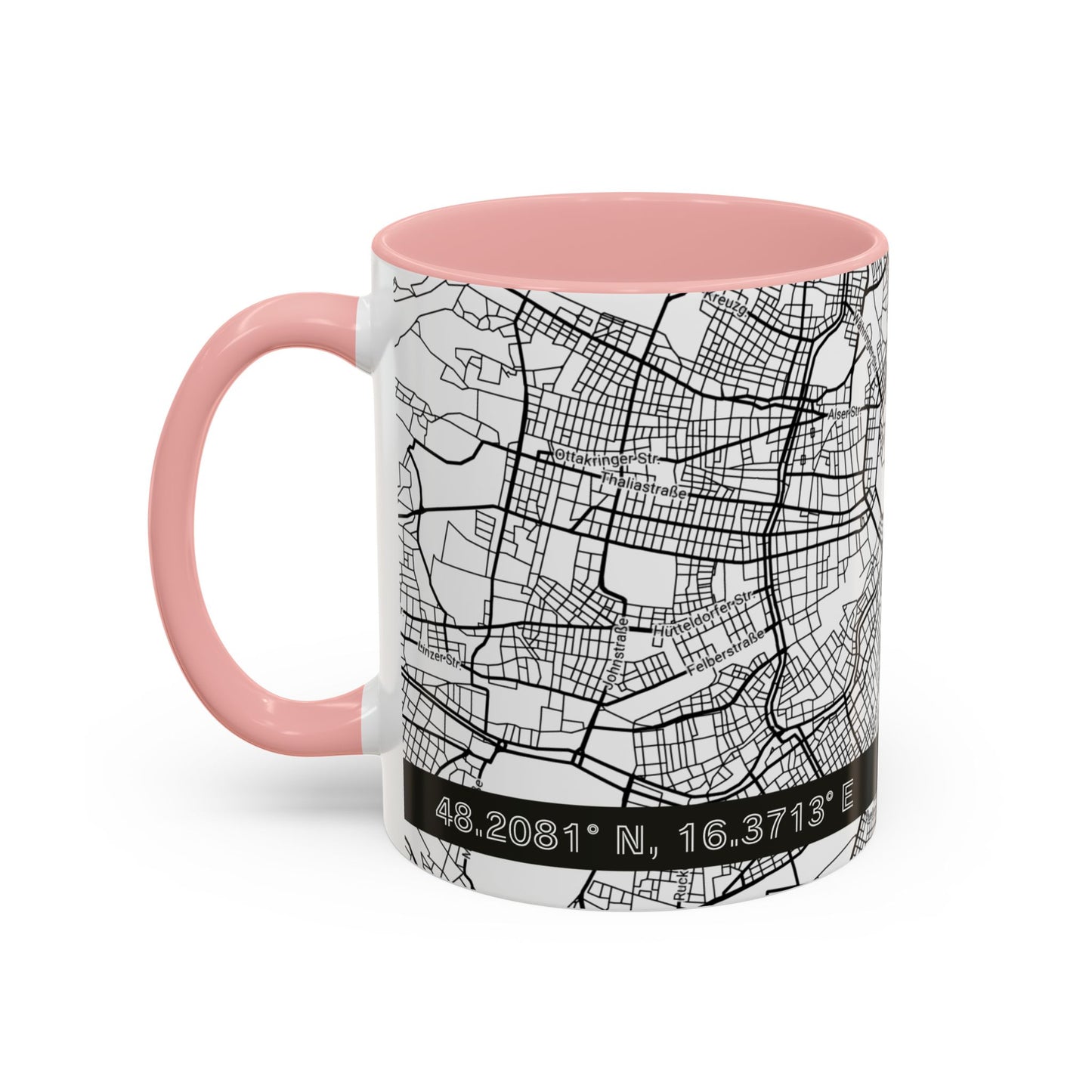 VIENNA Austria City Map - Personalized Coffee Mug