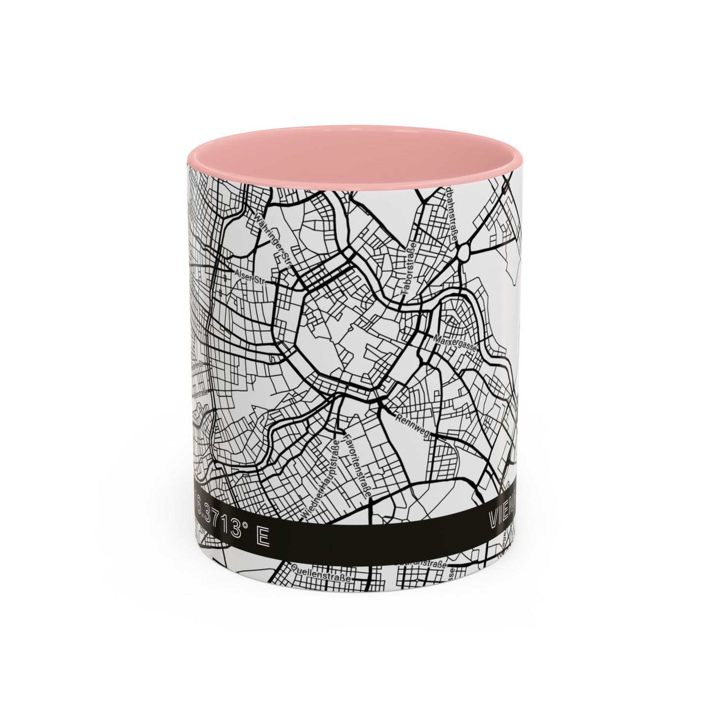 VIENNA Austria City Map - Personalized Coffee Mug