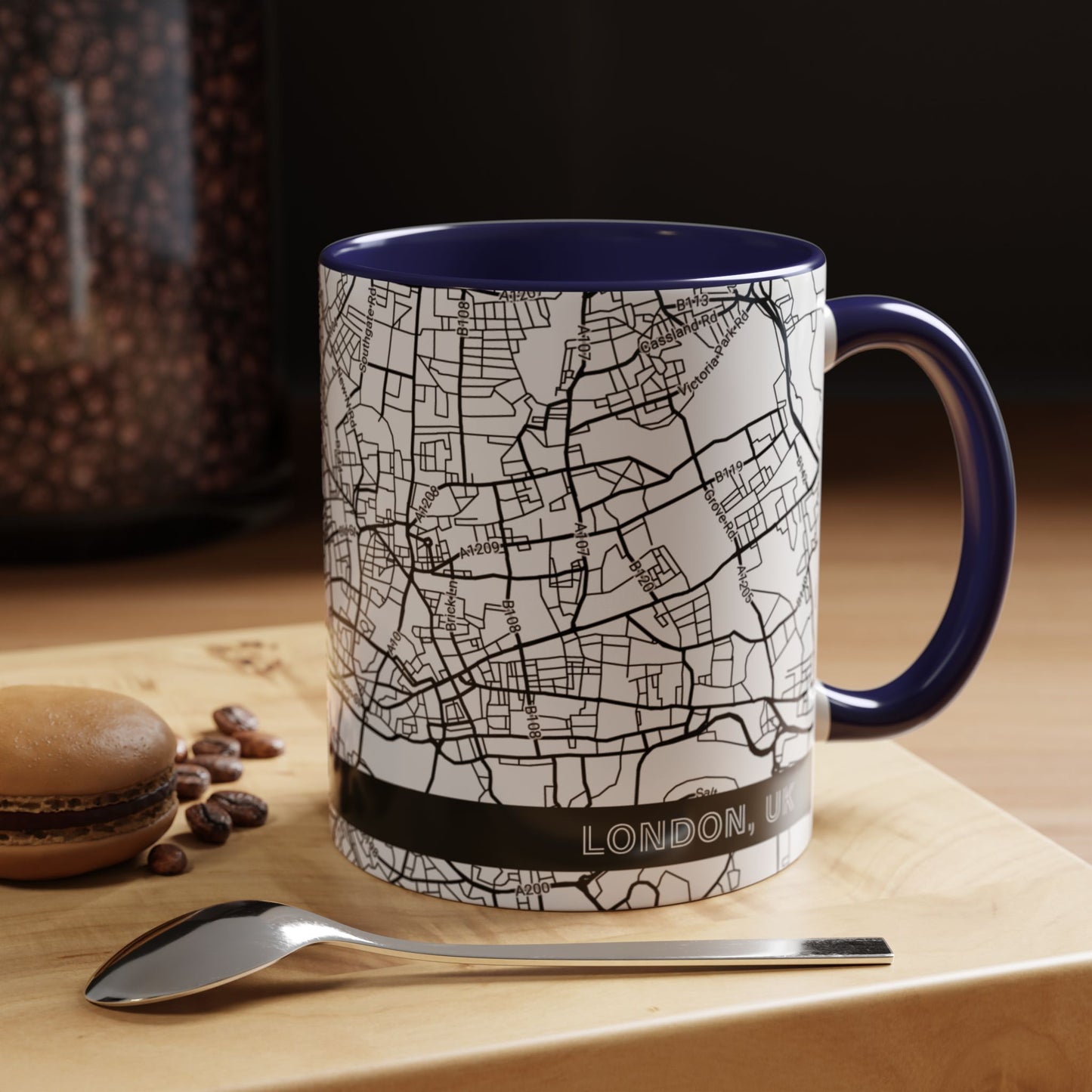 LONDON United Kingdom City Map - Personalized Coffee Mug
