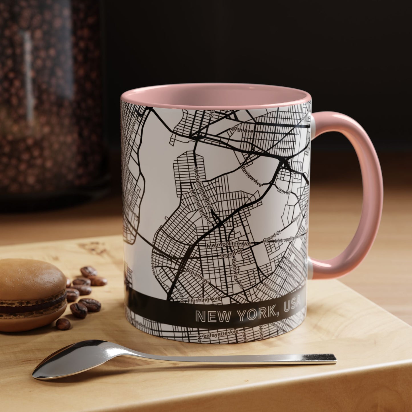 NEW YORK City Map - Personalized Coffee Mug