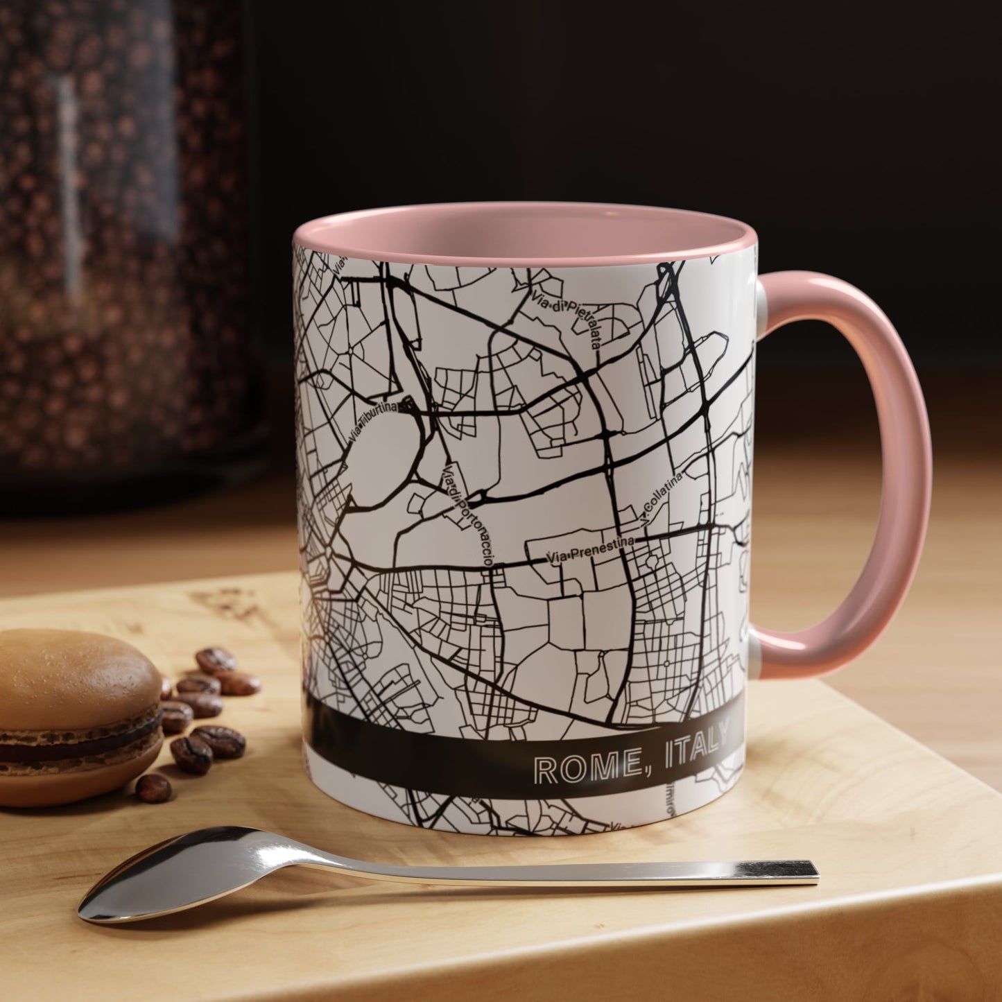 ROME Italy City Map - Personalized Coffee Mug