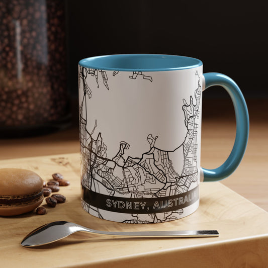 SYDNEY Australia City Map - Personalized Coffee Mug