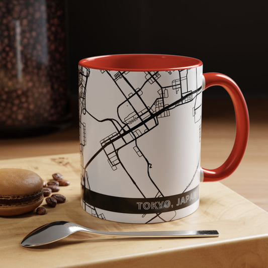 TOKYO Japan City Map - Personalized Coffee Mug