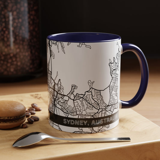 SYDNEY Australia City Map - Personalized Coffee Mug
