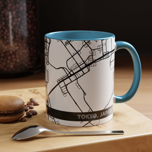 TOKYO Japan City Map - Personalized Coffee Mug